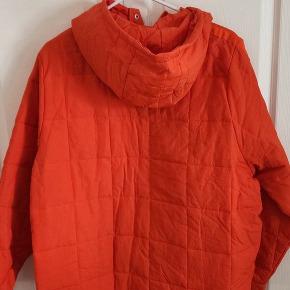 Women's Orange Quilted Jacket - Picture 6 of 10